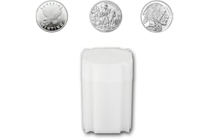 CoinSafe Medallion Tube - Each Tube Holds 20ea 39mm 1-Oz Silver & Copper Rounds