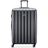 DELSEY PARIS Helium Aero Hardside Expandable Luggage with Spinner Wheels, Titanium, Checked-Large 28 Inch