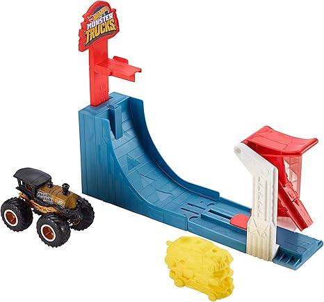 hot wheels monster trucks big air breakout playset
