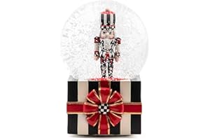 MACKENZIE-CHILDS Snow Globe, Musical Christmas Decor for Living Room, Nutcracker Gift