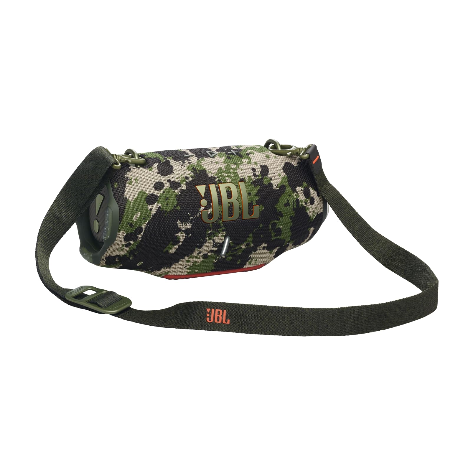 JBL Xtreme 4 Musikbox in Camouflage – Tragbare Bluetooth-Lautsprecher-Box mit tiefem Bass, KI-Sound-Boost und integrierter Powerbank – Wasserfest und staubfest ohne PD-Adapter – 24 Laufzeit 4