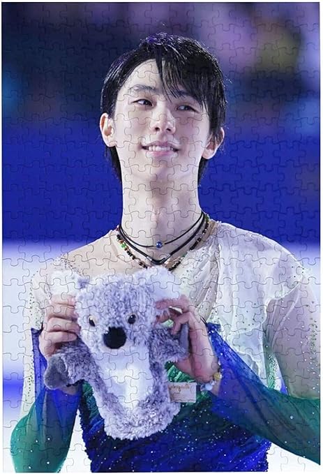 Amazon 羽生結弦 ジグソーパズル 300ピース 知育パズル キャラクター アニメパターン 萌えグッズ 減圧 子供 初心者向け ギフト プレゼント パズル 家族の活動 おもちゃ おもちゃ