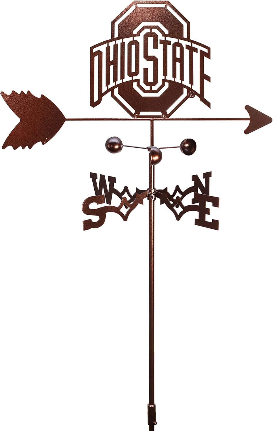 Weathervanes - SWEN Products Ohio State Buckeyes Weathervane (Garden Stake Included)