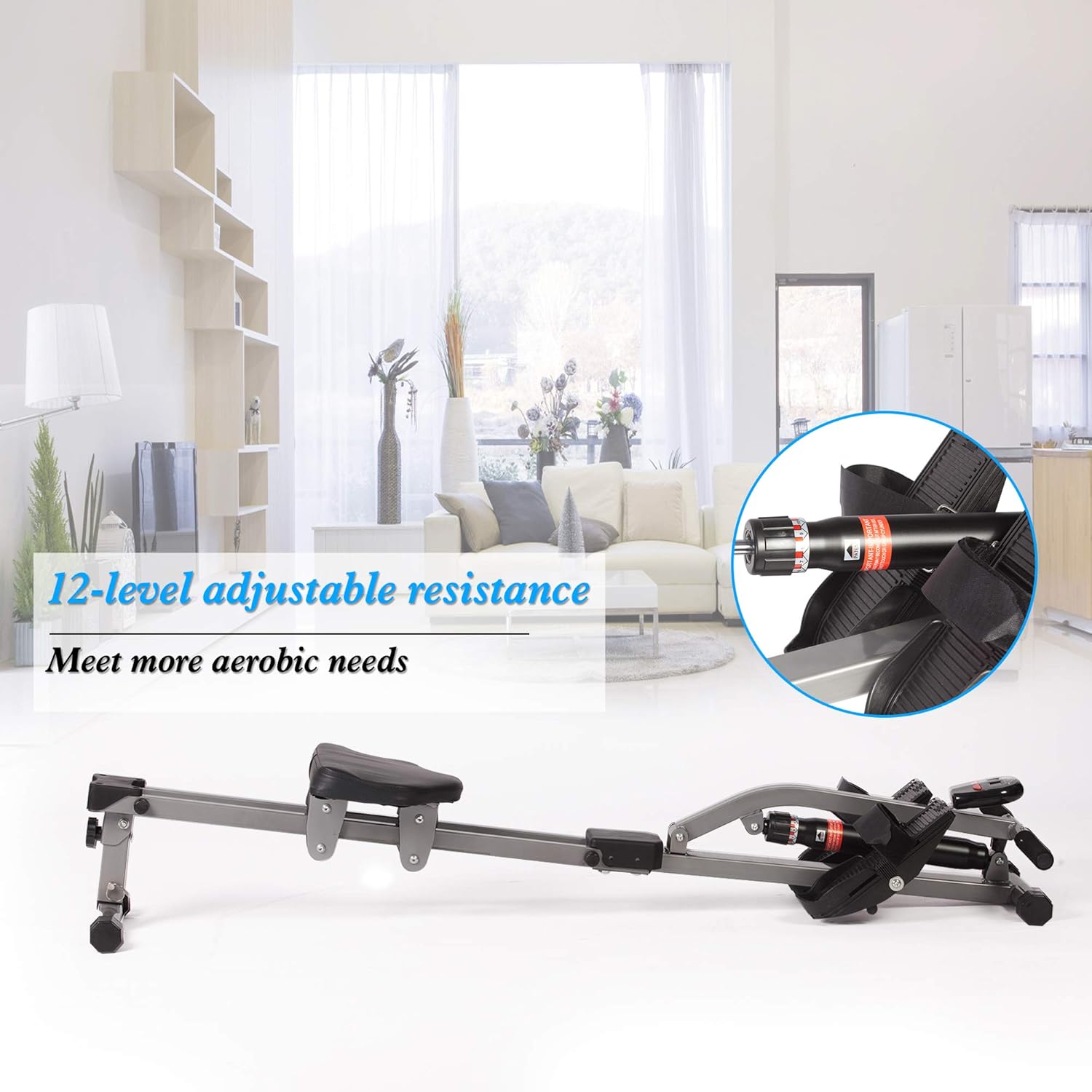 hydraulic stamina rowing machine