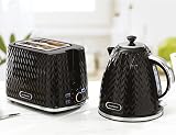 Daewoo Argyle 1.7 Litre Fast Boil Kettle and 2 Slice Toaster Set view 2