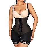 Lover-Beauty Fajas Colombianas Shapewear for Women Strapless Body Shaper Tummy Control Postpartum Faja Shorts Butt Lifter