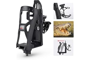 KEMIMOTO ATV Cup Holder, Upgraded Motorcycle Drink Holder Water Speaker Mount with 0.6”-1.56” Metal Clamp for All Terrain Veh
