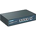 YuanLey 5 Port Gigabit PoE Switch with 4 Port PoE+ 1000Mbps, 802.3af/at 78W Built-in Power, Fanless Metal Unmanaged Plug & Play