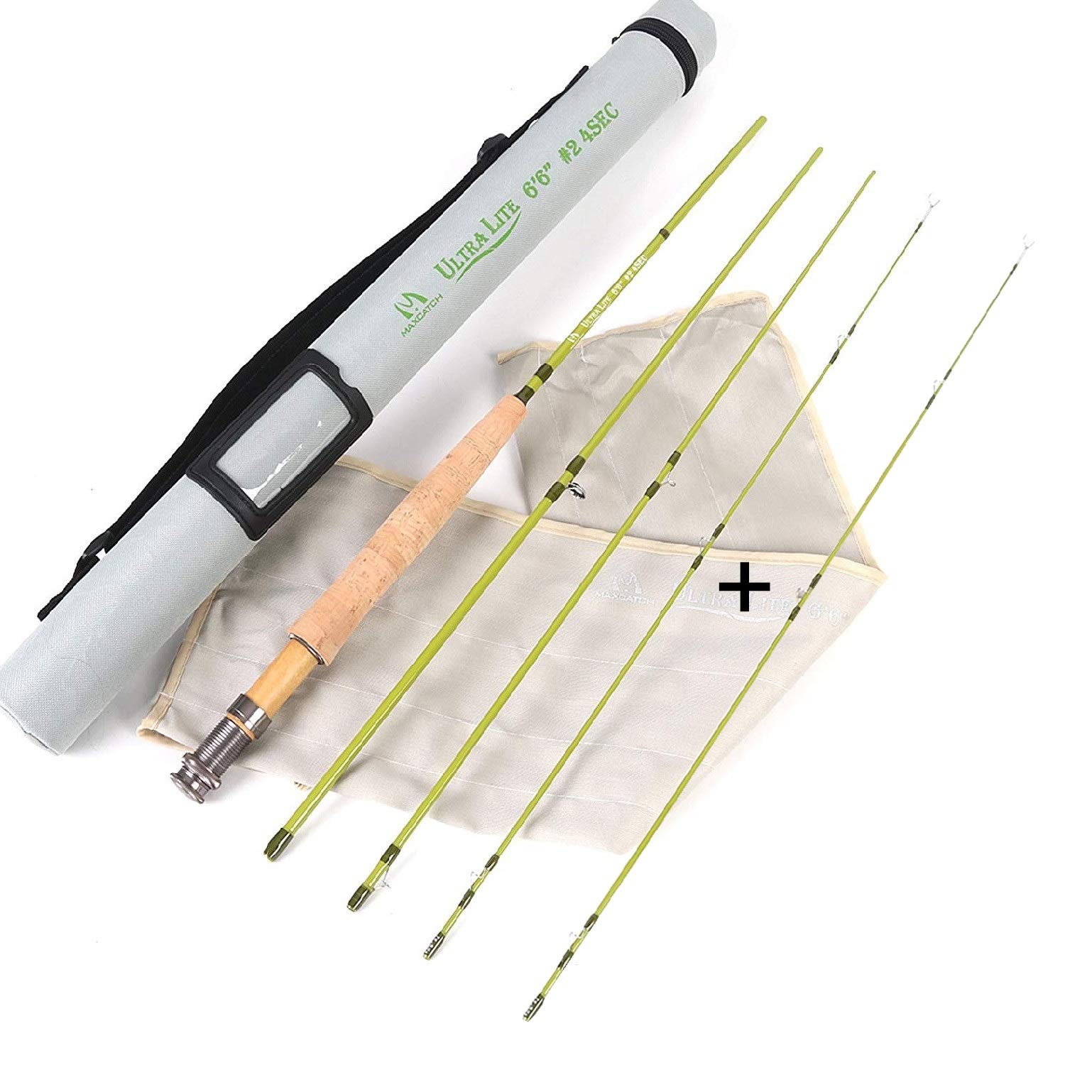 Photo 1 of Maxcatch Ultra-Lite Fly Rod for Stream River Panfish/Trout Fishing 1/2/3 Weight and Combo Set Available (Ultra-lite Fly Rod+ A Spare Tip Section, 7'0'' 3wt 4pcs)