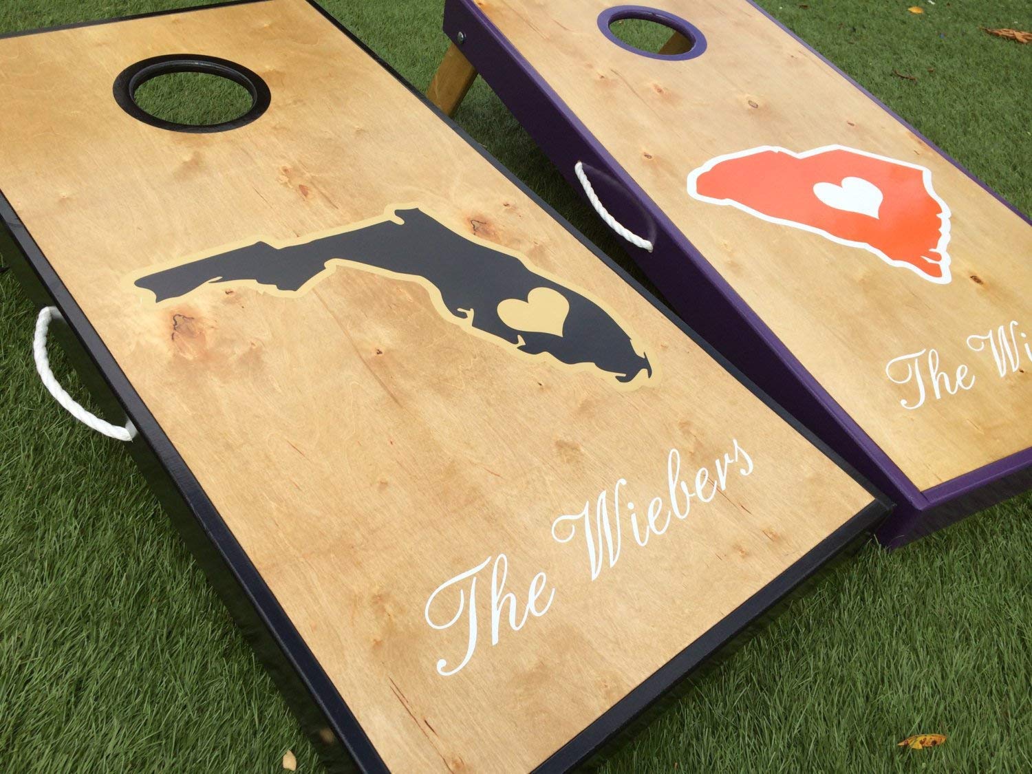 Pick Your State(s) Cornhole Board Set Handmade