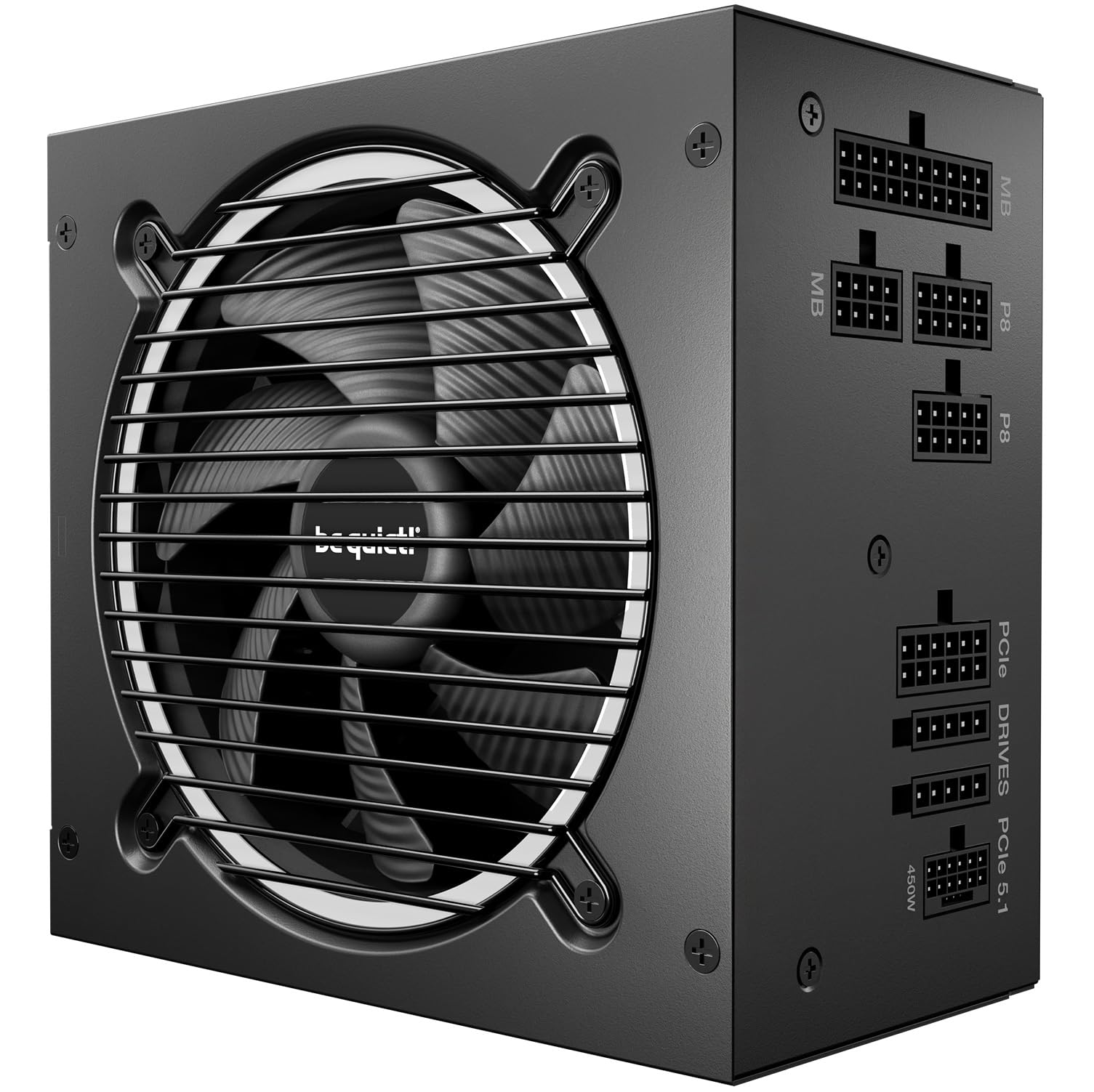 be quiet! Pure Power 13 M 650W Netzteil, 80 Plus® Gold Effizienz, ATX 3.1-Netzteil, für PCIe 5.1 GPUs, 120mm be quiet! Lüfter, semi-passiver Betrieb möglich, LLC-Technologie, Single-Rail