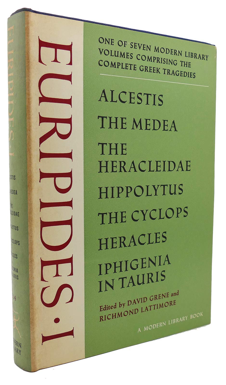 Euripides I: Alcestis, the Medea, the Heracleidae, Hippolytus, the Cyclops,  Heracles, Iphigenia in Taurus (Modern Library, 314.1): Euripides, David  Grene, Richard Lattimore: Books - Amazon