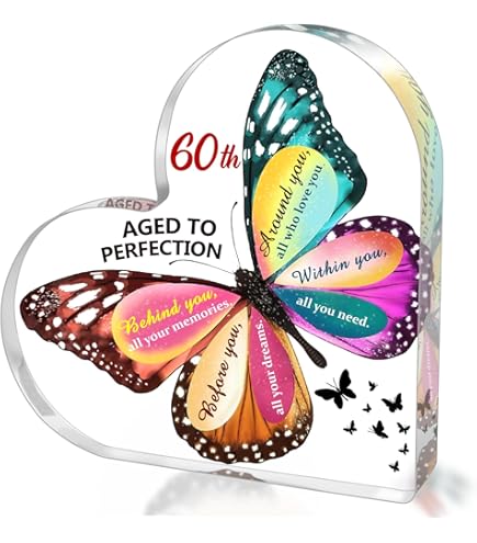 1 Pieza Regalo Para Damas - Placa De Acrílico En Forma De Mariposa Adecuada Para Mamá, Abuela, Abuela, Tía, Hermana, Cumpleaños De Hermana, Fiesta, Navidad, Regalo De Acción De Gracias Decoración De