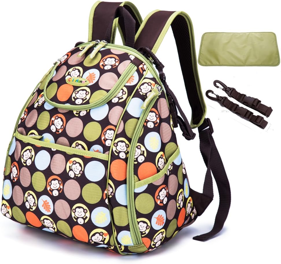 CLD Diaper Bag Backpack Size L Green