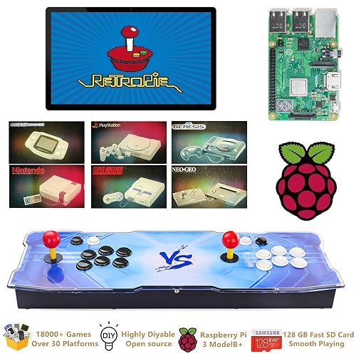 Raspberry Pi 3 Model B+ (B Plus) Arcade Cabinet Machine Video Game ...