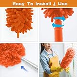 Lomida Microfiber Duster Set with 100 Inch Telescoping Extension Pole view 4