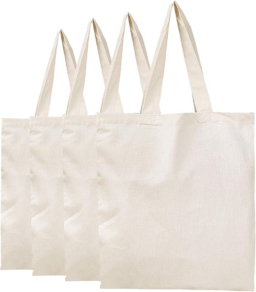 plain fabric bags