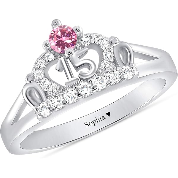 Amazon.com: Jewelry by Debbie 925 Sterling Silver Sweet 15