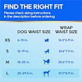Honey Care All-Absorb A24 Male Dog Wrap Large 50 Count Blue White view 3