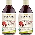De Nigris Organic Pomegranate Vinegar Raw & Unfiltered 16,9 Oz (Pack of 2) | Balsamic Vinegar Pomegranate With Mother For The Balance Of Metabolism | Organic Pomegranate Balsamic
