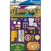 Jet Setters Dimensional Stickers – US-Staat Nevada, Mehrlagige Kartonaufkleber Mit 3D-Effekt, 4.5x6 Zoll