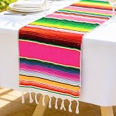 SAJOO Mexican Table Runner 14x84 Inches Colorful Striped Table Runners Mexican Theme Party Decoration for Fiesta Party for Cinco de Mayo Serape Zarape Table Runner