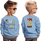 GLIGLITTR 2nd Birthday Boy Sweatshirt Two Year Old Toddler Boys Second Bday Party Outfits Western Cowboy Space Cartoon Shirts