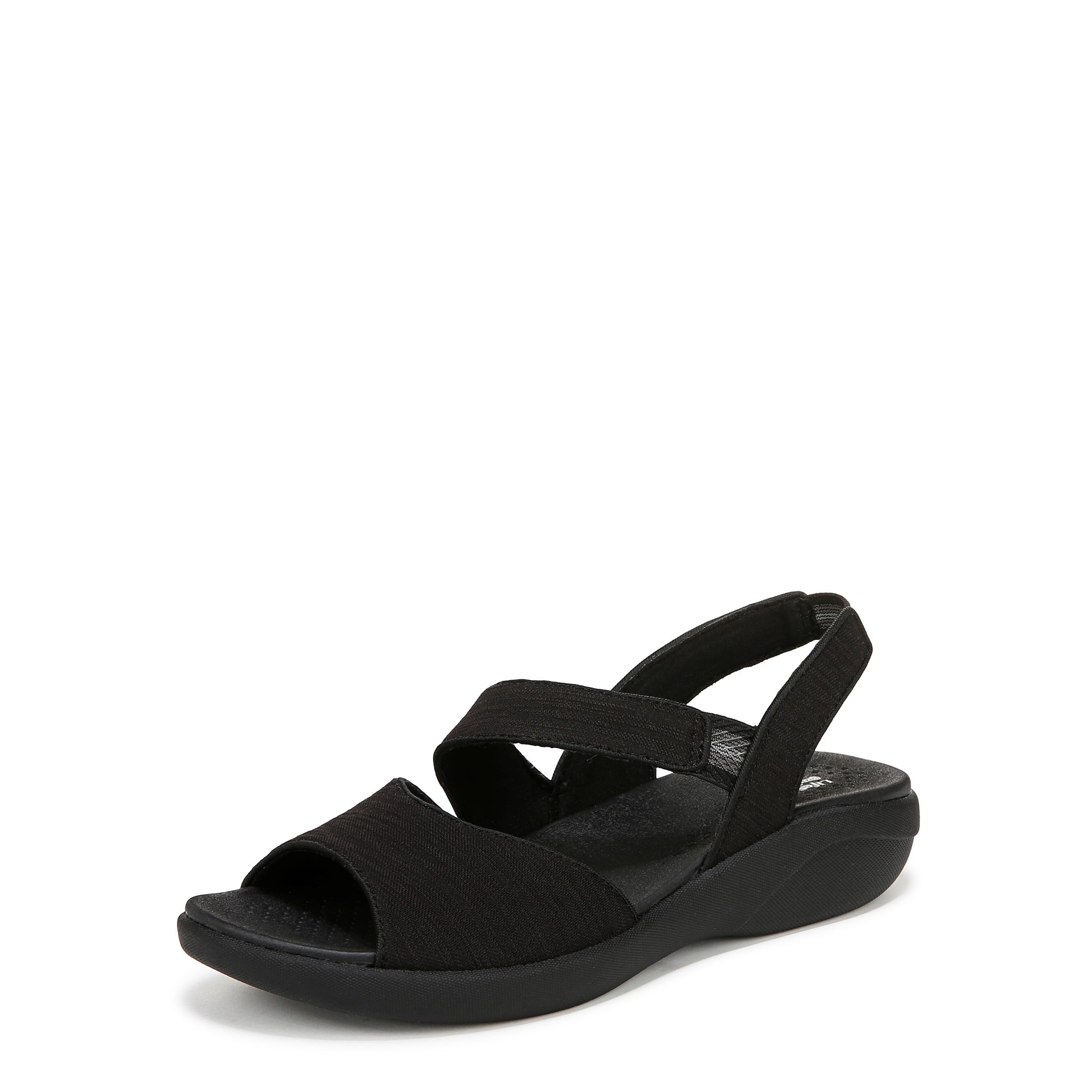LifeStride Women's Cheerful Sandal Black 8 W