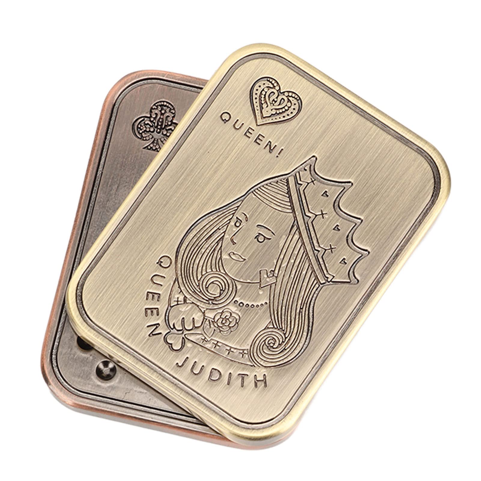 ADHD Push Slider Toy, Magnetic Slider Toy, Metal Poker Push Card Rotating Toys Adult Antistress Stress Relief Push Slider Sensory Toy Autism Sensory Toys for Student Adult Autism