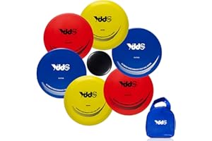 Disc Golf Set – Driver, Mid-Range & Putter, Comfortable DX Plastic, Colors May Vary (6 Pack)