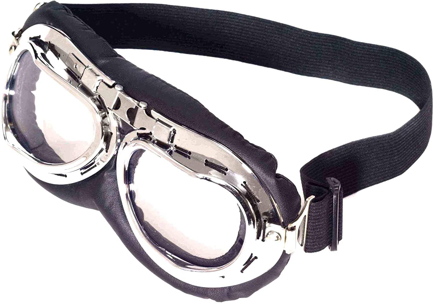 Forum Novelties BA1707 Goggles, Men, Black,Silver, One Size