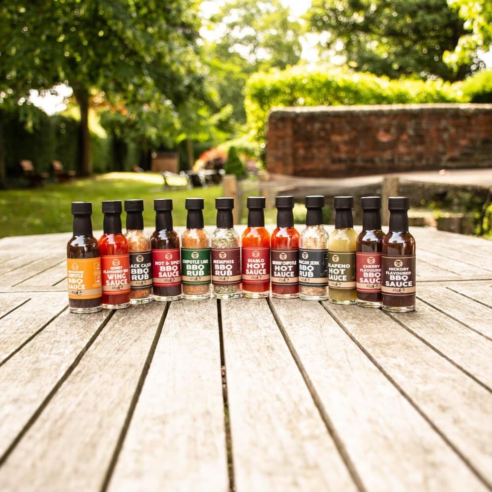 Ultimate Grill Set Pack of 12 Spices and Sauces