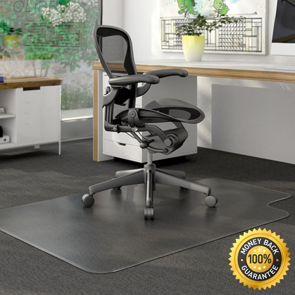Amazon Com Colibrox Pvc Matte Desk Office Chair Floor Mat