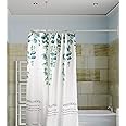 Artiwell L Shaped Shower Curtain Rod, Bathroom Bathtub Corner Shower Curtain Rod with Ceiling Support (BRUSHED NICKEL)