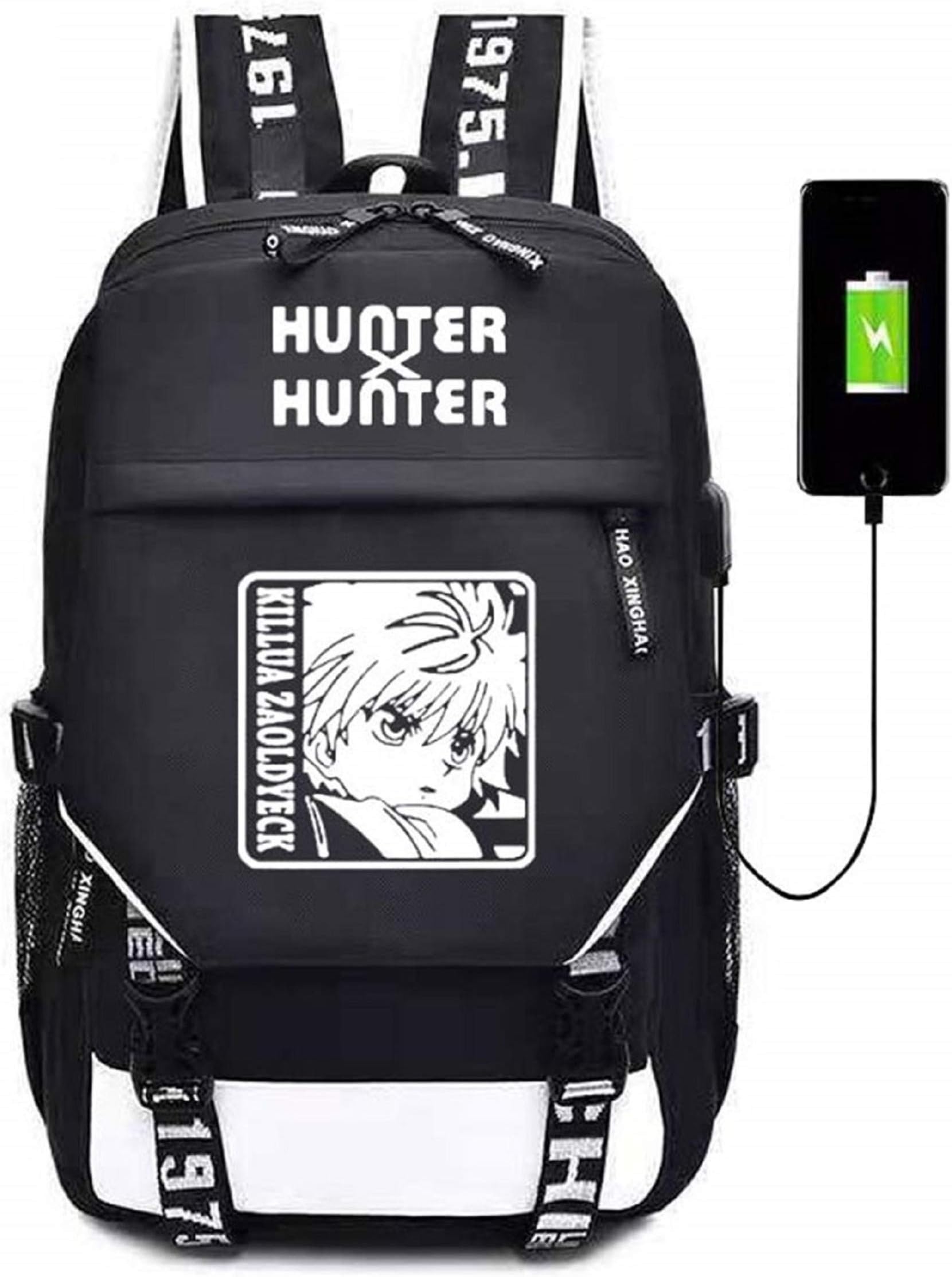 YOYOSHome Anime Hunter X Hunter Cosplay Bookbag Daypack Backpack School Bag with USB Charging Port