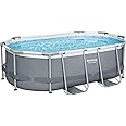 Bestway Oval Above Ground Pool Set (10' x 6'7" x 33")| Includes Filter Pump & ChemConnect Dispenser