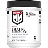 Muscle Milk Pro Series Creatine Powder Supplement, Unflavored, 1.1 Pound, 100 Servings, 5g Creatine Monohydrate, NSF Certified for Sport, Packaging May Vary