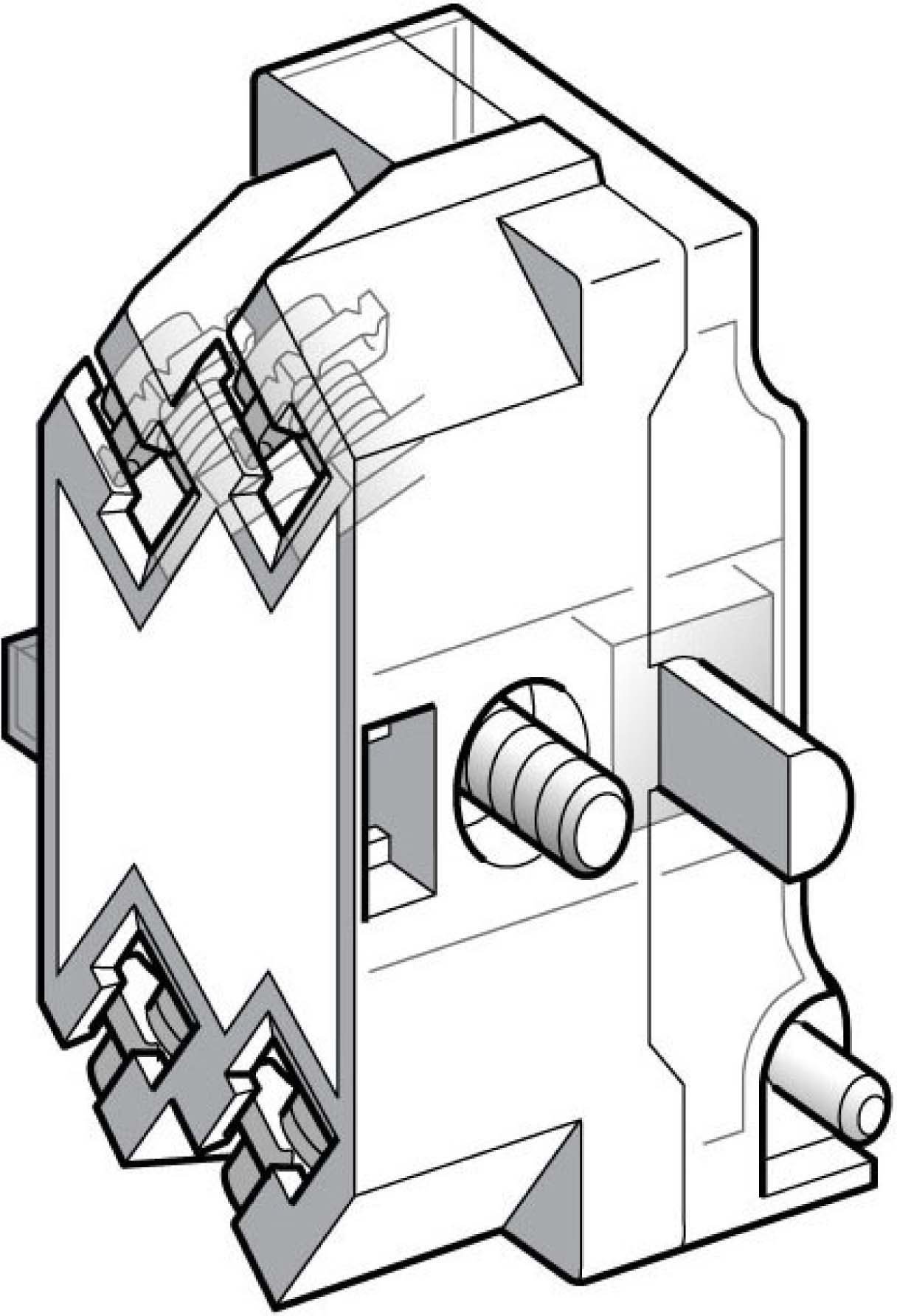 Schneider Elec Pic – MSS 49 16 – Block Contact Terminal 1 NC
