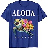 Hawaiian-Shirt Aloha Hawaii Sea Turtle Girl Women Youth Kids T-Shirt