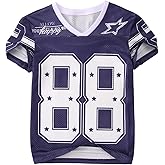 Blithestars Girls Boy Jersey Shirt Y2k Baggy Shirt 88 Graphic Tshirt V Neck Outfit Kids Oversized Short Sleeve Summer Tee Top