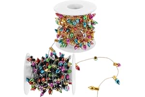 TOYANDONA Dollhouse String Lights, 32.8 Ft Dollhouse Lights Fake String Miniature Christmas for