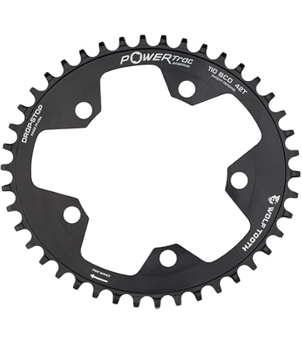 Amazon.com : Wolf Tooth 110 BCD Gravel/CX/Road Bike Chainrings (44