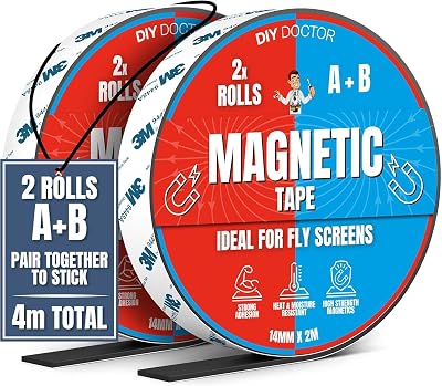 DIY Doctor A+B Magnetic Tape 2m x 2m Self Adhesive Magnets
