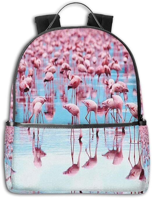 pink flamingo backpack