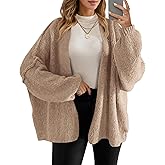 UNCLECAT Oversized Cardigan Sweaters for Women - 2025 Open Front Chunky Knit Long Sleeve Loose Fall Coats
