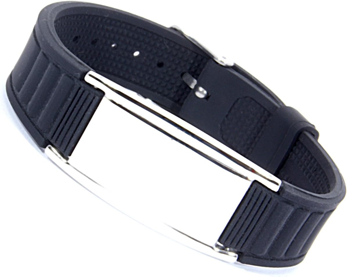 Power Balance Energy 4 in 1 Ion Band, Germanium, Silicone,Charged With Negative Ions, The Ionic Wristband And Stylish Therapy Bracelet, For Men And Women