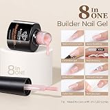 Modelones Builder Nail Gel 6 Colors 8-in-1 Pink Brown Set 7ml each view 2