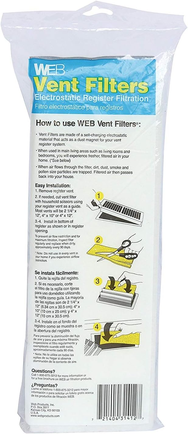 Vent Register Filters