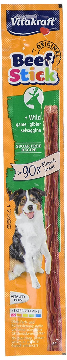 Vitakraft Dog Beefstick with Game 12 g (Pack of 50)