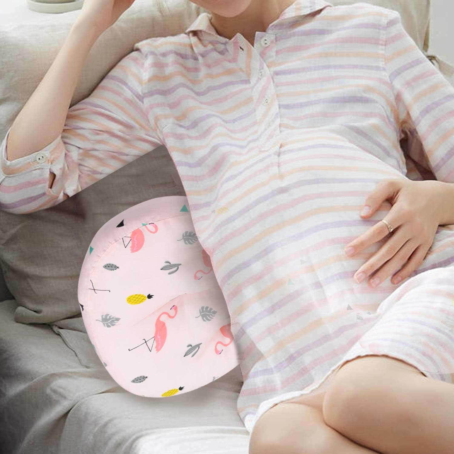 Pregnancy Pillow, Side Sleeper Maternity Belly Support Pillows Double Wedge for Both Bump and Back Best Pregnant Mom Gift: Kitchen & Dining